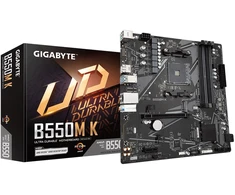 Pagrindinė plokštė Motininė Plokštė - GIGABYTE B550M K AMD Ryzen 5000, 4733MHz DDR4, PCIe 4.0 M.2, 1GbE LAN