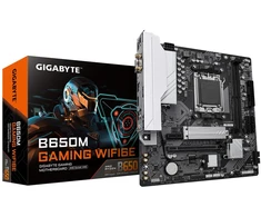 Pagrindinė plokštė Motininė Plokštė - GIGABYTE B650M GAMING WIFI6E AMD Ryzen 9000, 6400MHz DDR5, 2.5 GbE LAN, Wi-Fi 6E