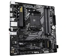 Pagrindinė plokštė Motininė plokštė - GIGABYTE B550M DS3H AC R2, AMD Ryzen 5000, DDR4 4733MHz, Wi-Fi 5, Juoda