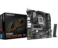 Pagrindinė plokštė Motininė Plokštė - GIGABYTE B760M DS3H WIFI6E GEN5, Intel 14th Gen, DDR5 5600MHz, Wi-Fi 6E, 2.5GbE LAN
