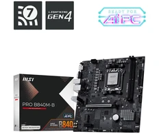 Pagrindinė plokštė Motininė Plokštė - MSI PRO B840M-B AMD B840 Socket AM5 DDR5 128GB 2.5GbE