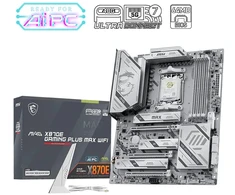 Pagrindinė plokštė MSI MAG X870E GAMING PLUS MAX WIFI | Procesorių šeima AMD | Procesoriaus lizdas AM5 | DDR5 | Palaikomos standžiojo disko sąsajos SATA, M.2 | SATA jungčių skaičius 4