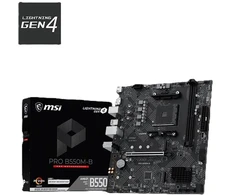 Pagrindinė plokštė - MSI PRO B550M-B, AM4, DDR4, 64 GB