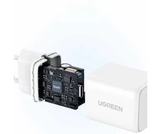 UGREEN X513 30 W GAN maitinimo įkroviklis 1x USB-C – BALTA
