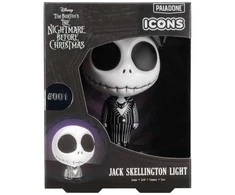 Paladone Šviestuvas - PP TNBC Jack Skellington 10 cm Juoda ir Balta