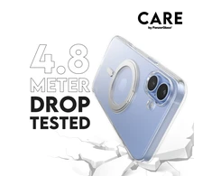 Panzer Glass Telefono Dėklas - PanzerGlass CARE Dėklas su Stoveliu MagSafe iPhone 16 Plus, Skaidrus