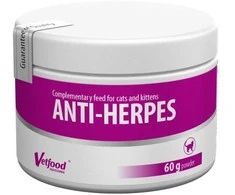 Papildai gyvūnams - VETFOOD Anti-Herpes (Vetfood, 60g, 40% baltymų)