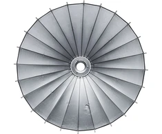 Parabolinis šviesos reflektorius - Godox 128 cm 24 strypų pilkas