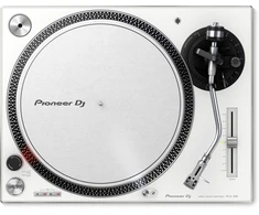 Patefonas - Pioneer PLX-500, balta, 33⅓/45/78 aps./min., USB, RCA, 10,7kg, 368 × 159 × 450 mm