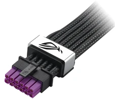 PCI-E maitinimo laidas - ASUS ROG-EQUALIZER PCI-E Maitinimo Laidas 0.75 m Auksu Padengti Jungtys Juodas