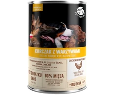 PET REPUBLIC Vidutinė ir didelė vištiena suaugusiems su daržovėmis - šlapias šunų maistas - 1250g