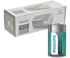 Philips LR20 D Industrial baterijos 10 vnt.