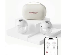 Momcozy M5 krūties pompa su programėlės valdymu – dvigubas rinkinys Pilkas