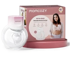 Pientraukis - Momcozy S12 PRO+ 1350 mAh Baterija, USB Įkrovimas, Rožinė