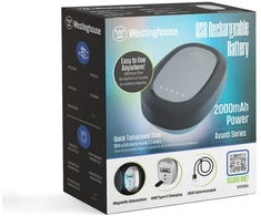 Sulčiaspaudė Įkraunama USB baterija „Westinghouse Avanti WKRBA“