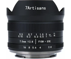 Objektyvas Platus Kampas - 7Artisans 12mm F2.8 II Sony E, Rankinis Fokusavimas, F2.8, Juoda