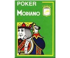 Poker 4 Jumbo Index Modiano Žaidimų Kortos (Šviesiai Žalios)
