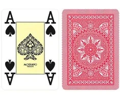 Poker Modiano Žaidimų Kortos (Raudonos)