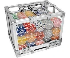 Pokerio Žetonų Rinkinys - Modiano 600 vnt 14g su Stovu