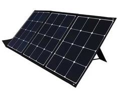 Power Plant Llc Sulankstomas saulės įkroviklis 120W, 2xUSB, QC3.0, su adapteriais