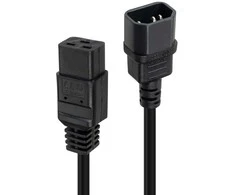 Prailginimo Laidas - LINDY Prailginimo Laidas IEC C14 į C19 10A/250V 1 m Juodas