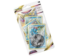 Kolekcionuojamos Kortelės - Pokémon TCG: Sword &amp; Shield: Feraligatr Astral Radiance Checklane Premium Pack, 1 Booster Pack, 3 Promo Cards, Coin, Code Card, Multicolor