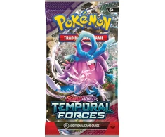 Prekybos Kortų Booster Dėžutė - Pokémon Scarlet &amp; Violet: Temporal Forces Half Booster Box, 18 Packs, 180 Cards, Multicolor