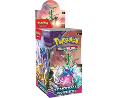 Prekybos Kortų Booster Dėžutė - Pokémon Scarlet &amp; Violet: Temporal Forces Half Booster Box, 18 Packs, 180 Cards, Multicolor