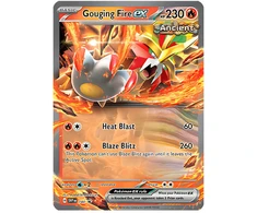 Prekybos kortų žaidimo kolekcija - Pokémon TCG: Paradox Destinies Gouging Fire Ex Collection Metal Box