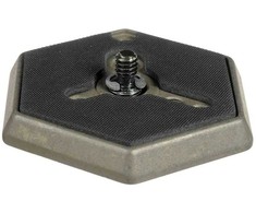 Priedai - Manfrotto šešiakampė plokštė su 1/4" srieginiu jungtimi