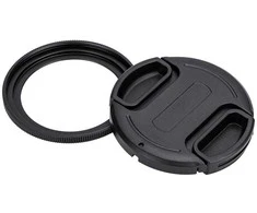 Priedas - JJC RN SR26 filtro adapteris ir objektyvo dangtelio rinkinys, 58mm, aliuminis