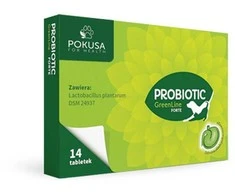Priedas - POKUSA Probiotic Forte GreenLine šunims 14 vnt.
