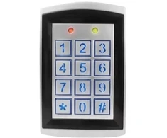 Prieigos Kontrolės Sistema - HiSmart Nepriklausomas Klaviatūros Ir Kortelių Skaitytuvas, 1010 Vartotojų, 125KHz EM, Juoda