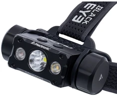 Priekinis žibintas - MacTronic Juodas Eye H40 THL0061 4000 lm 21700 5000 mAh