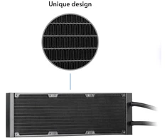 Procesoriaus Aušintuvas - Chieftec CLC-360-VRM-BLK 360 mm AIO Juodas