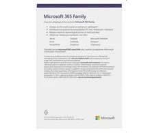 Programinės Įrangos Prenumerata - Microsoft 365 Šeimos 6 Vartotojams 12 Mėnesių Atsisiunčiama