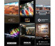 Hisense C3 DLP UHD 4K (3840x2160) 3D Sidabrinis