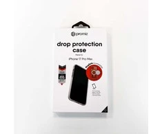 Promiz Drop Protection dėklas iPhone 17 Pro Max (MagSafe, skaidrus)