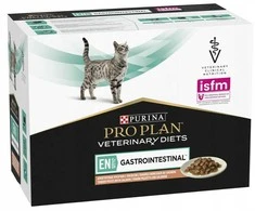 Purina Nestle Drėgnas Kačių Maistas - PURINA Pro Plan EN St/Ox Lašišos, 10x85 g