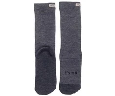 Pusilgės Moteriškos Žygių Kojinės Injinji Hiker Crew (antracito) M/l