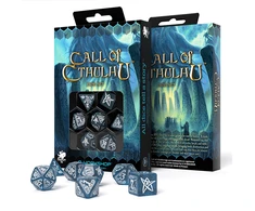 Q Workshop Call Of Cthulhu Kauliukų Rinkinys Tamsiai Mėlynos Ir Baltos Spalvos