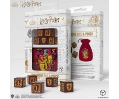 Dėlionė Q Workshop Harry Potter. Gryffindor Dice &amp; Pouch Kauliukų Ir Maišelio Rinkinys