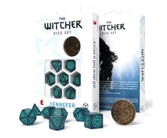 Dėlionė Q Workshop The Witcher Yennefer Kauliukų Rinkinys Tamsiai Mėlynos Ir Turkio Spalvos