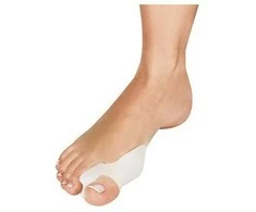 Qmed HALLUCARE hallux užvalkalas su separatoriumi, 2 vnt. Pilkas