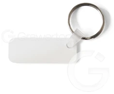 Raktų pakabukas - ARGO Aliuminio Stačiakampis LOK 20x55mm (5vnt) Sidabrinė