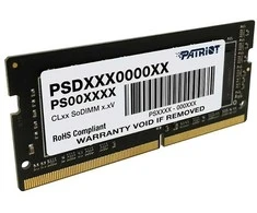 RAM Modulis - Patriot Signature 8 GB DDR4 2666 MHz SO-DIMM Neebuferizuotas