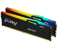 RAM Modulis - Kingston FURY Beast RGB 16 GB 2×8 GB DDR5 5 600 MT/s Juodas