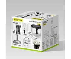 Rankinis maišytuvas Maestro MR-566 3-in-1 set 500 W Juodas
