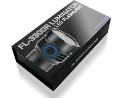 Rankinis Žibintuvėlis - everActive FL-3300R Luminator, 3 300 Liumenų, 4 000 mAh, USB-C, Pilkas