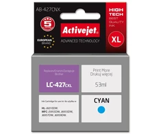 Activejet AB-427CNX Brother spausdintuvas ink cartridge, replacement for Brother LC-427CXL; Supreme; 53 ml; light mėlynas
